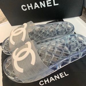 Chanel Jelly Slide Sandals